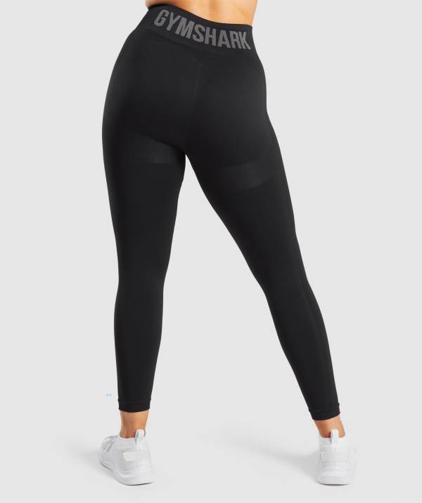 Damske Legíny Gymshark Flex High Waisted Tmavo Siva Čierne | EJ5172348